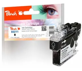 Peach alternatywny wkład Brother LC-3211 czarny / do DCP-J772 i MFC-J890 / 11ml / nowy chip