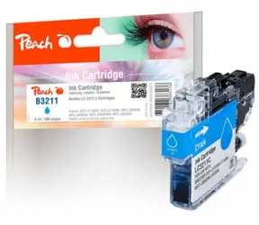 Peach alternatywny wkład Brother LC-3211 niebieski / do DCP-J772 i MFC-J890 / 6ml / nowy chip