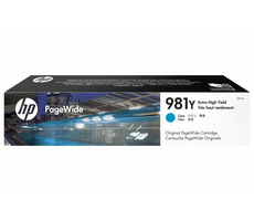 HP originální inkoustová náplň 981Y modrá