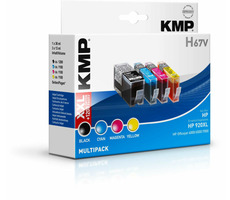 Zestaw atramentów alternatywnych KMP kompatybilny z HP 920XL / czarny | lazur | fioletowy | żółty
