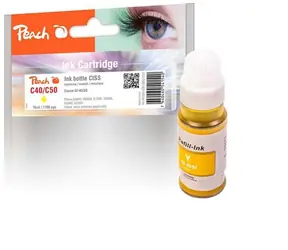Tusz kompatybilny Peach GI-40 50 żółty / do Canon Pixma G5040 i G6040 i G7040 / 70 ml