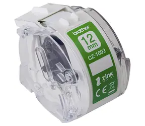 Brother - Taśma papierowa CZ1002 (pełny kolor szerokość 12 mm) / długość 5m