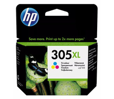 Oryginalny wkład HP 3YM63AE 305 XL trójkolorowy / HP DeskJet 2320 i HP DeskJet 2720 / 5 ml 