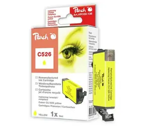 Peach CLI-526Y alternatywny wkład żółty / Pixma iP4850 / 9 ml