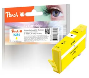 Peach 364 alternatywny wkład żółty nowy chip / HP Photosmart D5460 / 5,7 ml 