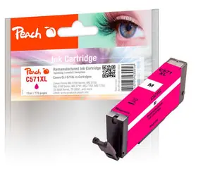 Peach CLI-571XL fioletowy / alternatywny wkład / do MG5750 / 11 ml