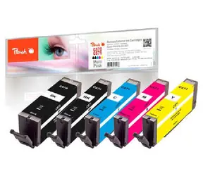 Peach PGI-570 CLI-571 MultiPack / alternatywny wkład / do MG5750 / bk & pbk & c & m & y