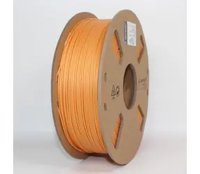 Gembird 3DP-PLA+1.75-02-GL Filament PLA PLUS złoty / sznurek do drukarki 3D / PLA PLUS / 1.75mm / 1kg