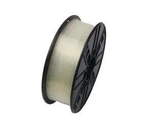 Gembird 3DP-ABS1.75-01-TR Filament ABS przezroczysty / sznurek do drukarki 3D / ABS / 1,75mm / 1kg