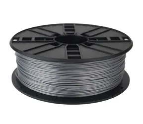 Gembird 3DP-PLA1.75-01-S Filament PLA srebrny / sznurek do drukarki 3D / PLA / 1,75mm / 1kg