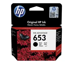 Oryginalny wkład HP 653 czarny / do HP DeskJet PLUS Ink Advantage 6075 i 6475 / 6 ml 