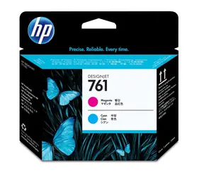 Oryginalna głowica drukująca HP 761 (CH646A) fioletowo-niebieska / do HP DesignJet T7100 i T7200