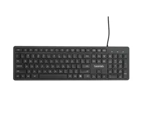 Gearlab G220, układ US, czarny / klawiatura przewodowa / USB / układ US