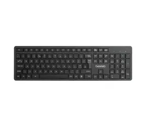 Gearlab G220 bezprzewodowy układ brytyjski czarny / klawiatura bezprzewodowa / USB / układ brytyjski