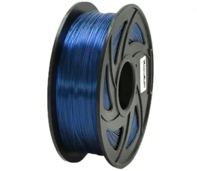 Filament Xtendlan PLA transparentno-niebieski / sznurek do drukarki 3D / PLA / 1,75mm / 1kg 