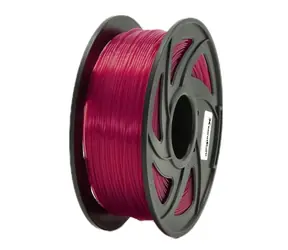 Xtendlan PLA żarnik transparentno-czerwony / sznurek do drukarki 3D / PLA / 1,75mm / 1kg 