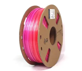 Sznurek drukarski Gembird 1,75 mm PLA tęczowo-czerwony/fioletowy 1kg
