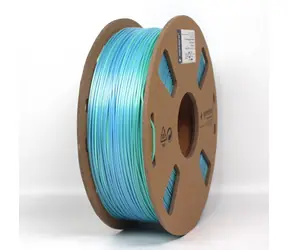 Sznurek drukarski Gembird 1,75 mm PLA tęczowo-niebieski/zielony 1kg
