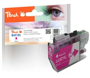 Peach LC-421XM alternatywny wkład fioletowy / do Brother DCPJ 1050 DW i DCPJ 1140 DW / 500 stron