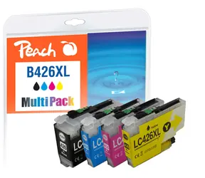 Alternatywny wkład Peach LC-426XL MultiPack / do Brother MFCJ 4335 DW i MFCJ 4340 DW / 1x6 000 i 3x5 000 stron