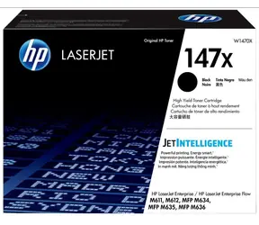 Oryginalny toner HP 147X czarny / do HP LaserJet Enterprise M610 & M611 & M612 / 25 200 stron