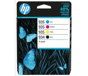 Zestaw 4 wkładów atramentowych HP 934 + HP 935 / do drukarek HP Officejet 6820 i Officejet Pro 6230 i Officejet Pro 6830 / 4X 400 stron