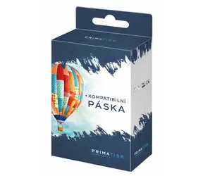 Taśma PrimaTisk kompatybilna z Brother - TZE-FX231 - taśma Brother 12 mm czarny nadruk/biała podstawa,