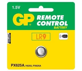 GP 625A, bateria alkaliczna guzikowa kompatybilna z LR9