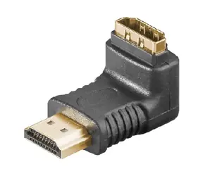 Adapter PremiumCord HDMI M na HDMI F - wygięty pod kątem prostym / redukcja