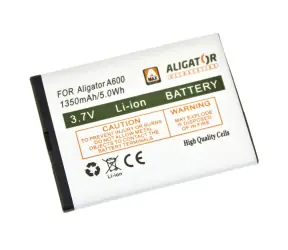 Akumulator Aligator Li- ION 1350 mAh / do Aligator A600/A610/A675/A430/A680/VS900