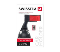 Swissten S-GRIP S2 czarny / Uchwyt samochodowy do 3,5" - 6,0" / Zakres: 44 - 90 mm