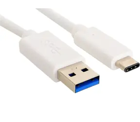 Kabel Sandberg USB-C 3.1 na USB-A 3.0, 1 m, biały