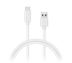 Connect IT Wirez USB C (typ C) - USB 1m biały przepływ prądu do 3A