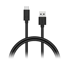 Connect IT Wirez USB C (typ C) - USB 2m czarny / przepływ prądu do 3A
