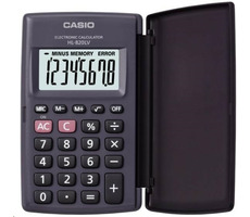 Casio HL 820LV BK czarny / kalkulator kieszonkowy / ośmiocyfrowy