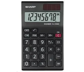 Kalkulator Sharp EL310ANWH czarno-biały / biurkowy / ośmiocyfrowy