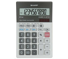 Sharp EL-M711GGY srebrny / kalkulator stacjonarny / dziesięciocyfrowy