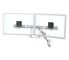 Ergotron HX Ramię ścienne do dwóch monitorów / Ramię ścienne do 2 monitorów do 32" / białe