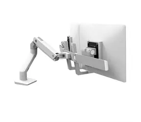 Ergotron HX Desk Dual Monitor Arm / Ramię biurkowe na 2 monitory do 32" / białe