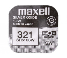 Jednorazowa bateria pastylkowa Maxell Silver Oxide 321 / 1 szt. / Blister