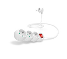 Przedłużacz Connect IT 230V 3 gniazda 1,5 ms z wyłącznikiem biały