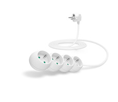 Przedłużacz Connect IT 230V 4 gniazda 3 m bez wyłącznika biały