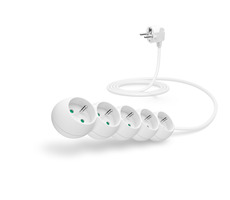 Przedłużacz Connect IT 230V 5 gniazd 2 m bez wyłącznika biały
