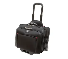 Wenger Potomac podwójna torba biznesowa na kółkach na laptopa 17" czarna