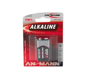 Ansmann 6LR61 9V-Block CZERWONA bateria alkaliczna 9V