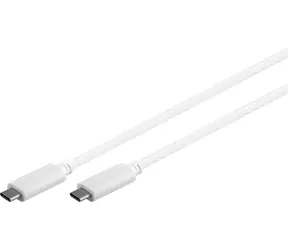 MicroConnect USB3.1 typu C (M) - Typ C (M) 0,5 m biały