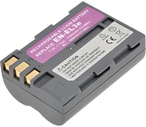 Akumulator T6 Power Nikon EN-EL3e / 1700mAh / szary