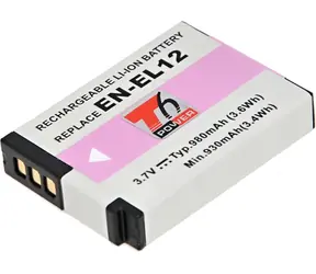 Bateria T6 Power Nikon EN-EL12 / 980mAh / czarna