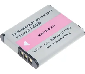 Bateria T6 Power Olympus Li-50B / 800mAh / czarna