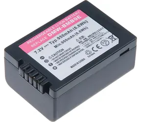 Bateria T6 Power Panasonic DMW-BMB9E / 950mAh / czarna